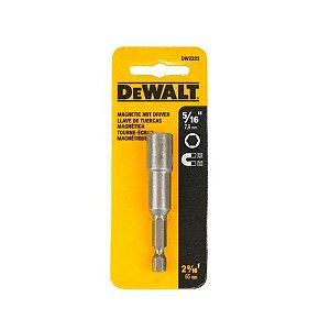 Soquete Magnético Ponteira 65mm 5/16" Dewalt - DW2222 - DW2222