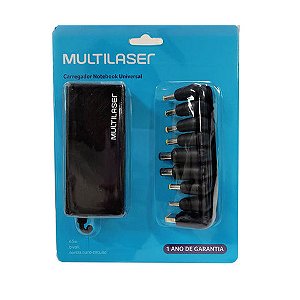 Fonte para Notebook Universal 65W 16V a 20V Bivolt Multilaser - CB082 - CB082