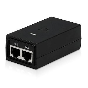 Fonte para Antena Ubiquiti POE+LAN 24V 12W Bivolt - POE-24-12W-G - POE-24-12W-G