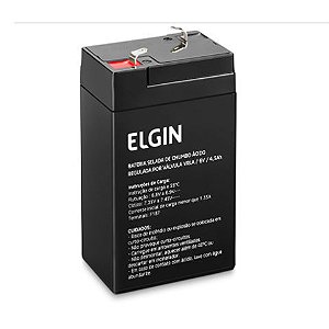 Bateria Selada para Alarmes e No-Breaks 4,5 Ah 6 Volts Elgin - 82311 - 82311