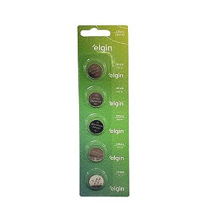 Bateria CR1616 3,0 Volts Elgin - 82339 - Cartela com 5 Baterias - 82339
