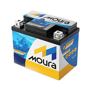 Bateria Para Moto Selada 5,0 Ah 12 Volts Baterias Moura - MMGE5-D - MMGE5-D