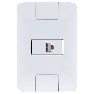 Tomada para Telefone RJ-11 Aria com Espelho 4x2 Branco Tramontina - 57241/019 - 57241/019