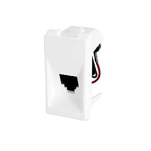Tomada para RJ11 Módulo Pial PoP l Legrand Branco - LG090 - LG090