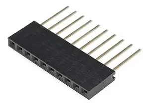Barra de Pinos Femea - 10 Furos - Passo 2.54mm