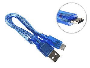 Cabo USB 2.0 x USB C 30 cm