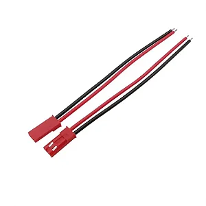 CABO COM CONECTOR JST - MACHO - FEMEA 2 PINOS