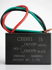 Capacitor Alternado 1,5+2,5 x 400 VAC