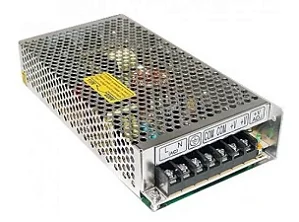 Fonte Chaveada 12V 10A 120W Bivolt - Gabinete Metal Colmeia