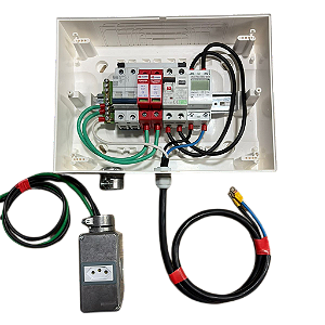 Quadro de Proteção Wallbox Carro Elétrico 7,4KW BYD GWM VOLVO - CABO PP INCLUSO + MEDIDOR DE ENERGIA + TOMADA 220V + TOMADA INDUSTRIAL 32A