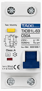 IDR TAIXI Tipo A 50A – para veiculos elétricos wallbox 7,4KW