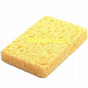 Esponja Vegetal para ferro de Solda 5x5x1cm - Unidade