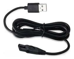 Cabo de Carregador USB Macho Para Barbeador 1,3M