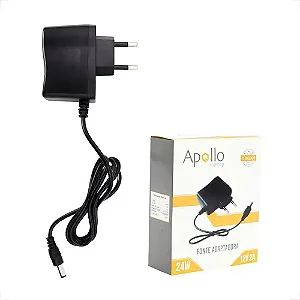 Fonte Chaveada 12V 2A Bivolt Plug 5,5mm X 2,1mm X 35cm