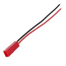 CABO COM CONECTOR JST - MACHO - 2 PINOS