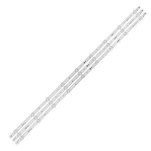 Kit Barra de LED Philips 43PFG5813/43S5295/43S5195 – 3 Barras 9 LEDs para TV 43"