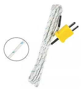 Termopar Tipo K TP-02 - Sensor Sonda 1m - Temperatura -50 a 700°C