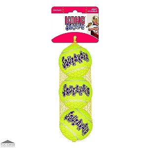 Kong Squeakair Ball Tennis Médio Brinquedo Com Apito P/cães