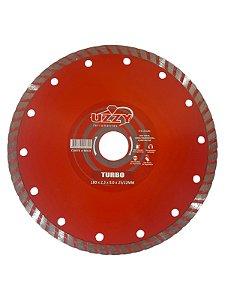 Disco de Corte Turbo Diamantado 180mm x 8mm x 25,4mm 7 Polegadas Mármore Concreto Alvenaria