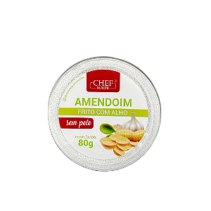 Amendoim Frito Sem Pele Com Alho Chef Madu 80g