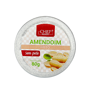 Amendoim Frito Sem Pele Chef Madu 80g