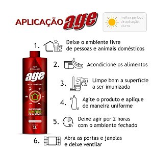 Multi-Inseticida Age/Arraze Original Controle de Pragas Domésticas