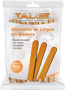 ABAIXADOR DE LINGUA TALGE 100 UNIDADES
