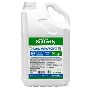 LIMPA VIDROS AUDAX BUTTERFLY 5 LITROS VIDRAX