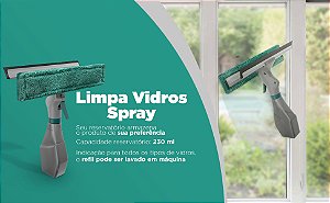 RODO Limpa Vidros Spray Rodinho E Limpeza Reservatório 230 Ml Verde