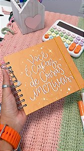 Planner Quadrado frase