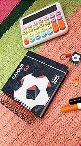Agenda Quadrada 1dia p/pág c/espiral de aço