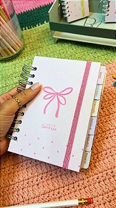 Caderno A6 Senhas e logins c/divisória - Dia das Mulheres