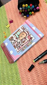 Livro de Colorir Capivara