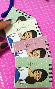 10 Mini Bloquinhos 6,3x8cm c/40fls cada