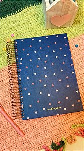 Caderno universitário 15 matérias - espiral metálido c/195fls (390pag)