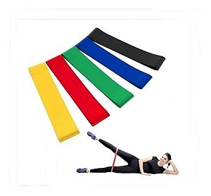 Faixa Elástica Extensor Treino Em Casa