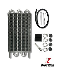 Radiador Universal Câmbio Automático Trocador Calor 6 Dutos