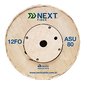 Cabo Óptico 12FO ASU 80 - 3km