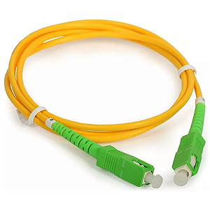 Cordão Óptico G657 SC-APC Single Mode 3.0mm 1,5m