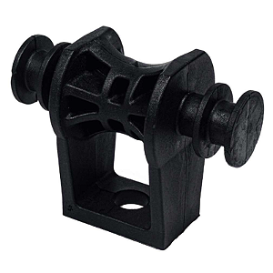 Suporte Dielétrico Roldana Drop Supa Preto 4 ranhuras