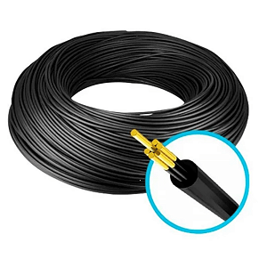 Cordoalha Dielétrica Rolo 1000 Metros 4,7mm P/ Vão De 50m Preto