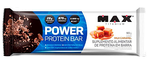 Power Protein Bar Milk Caramel 41g Max Titanium cx 12 unidades