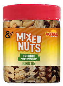 Mixed Nuts Original Agtal &joy 350g (mix Amendoim+castanhas)