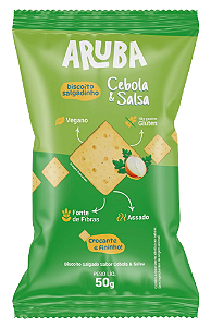 Biscoito Salgado Cebola e Salsa Aruba - 50g