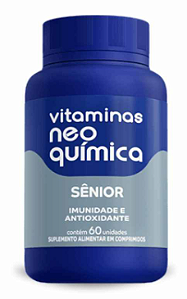 Vitamina Neo Quimica Senior Imunidade e Saúde Óssea 60 comprimidos