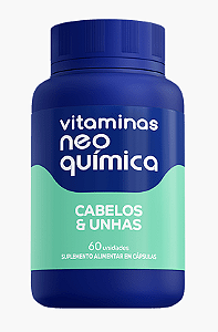 Vitamina Neo Quimica Cabelos e Unhas 60 cápsulas
