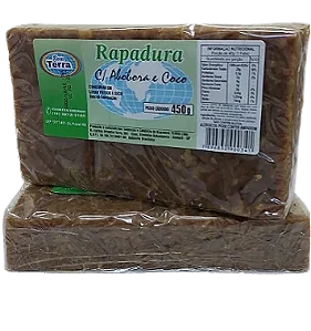 RAPADURA COM ABOBORA E COCO 450 GR