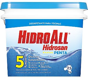 CLORO HIDROSAN 5X1 PENTA HIDROALL 2,5KG