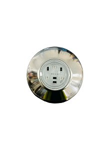 Refletor RGB Super Led 9w Slim Inox
