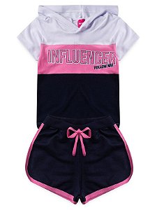 CONJUNTO INFANTIL MENINA MARINHO